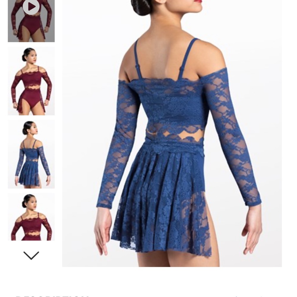 Weissman Dance Costume Stoned As Seen In Photo And O… Gem